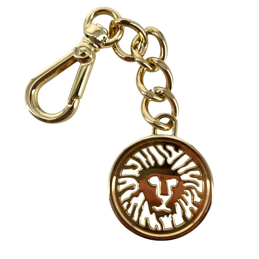 Anne Klein Lion Logo Gold Bag Tag